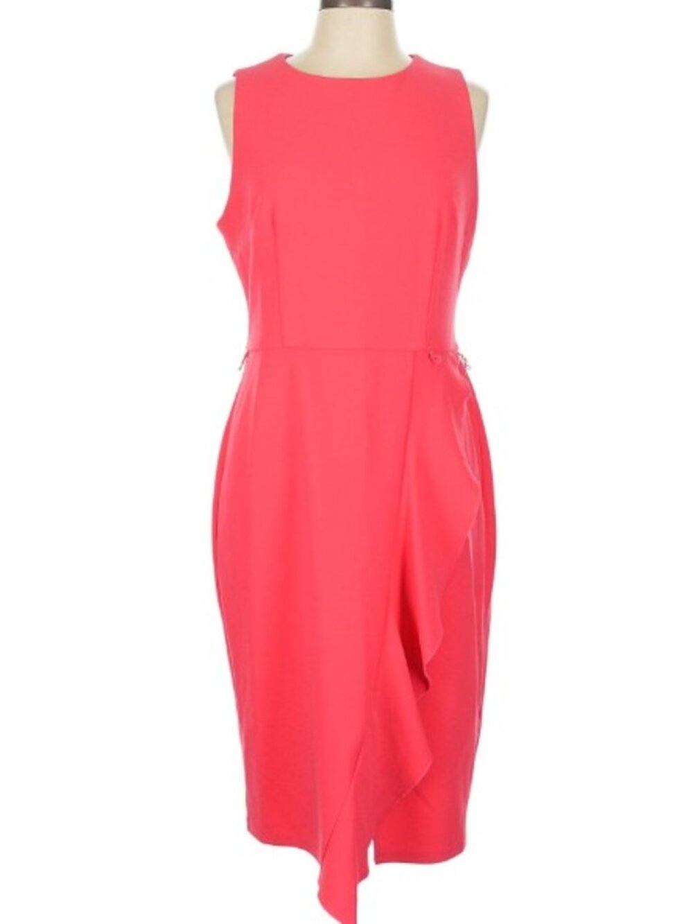 Ladies Donna Morgan Coral Sleeveless Cocktail Dress Size 12